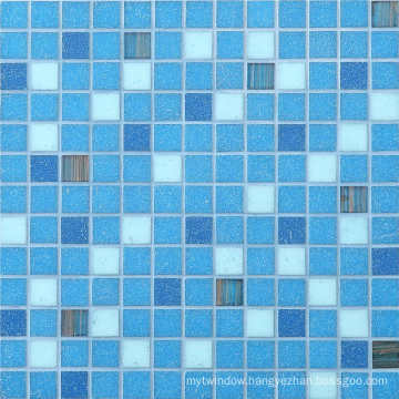 20*20mm Glass Mosaic Pattern Design Swimming Pool Mosaic